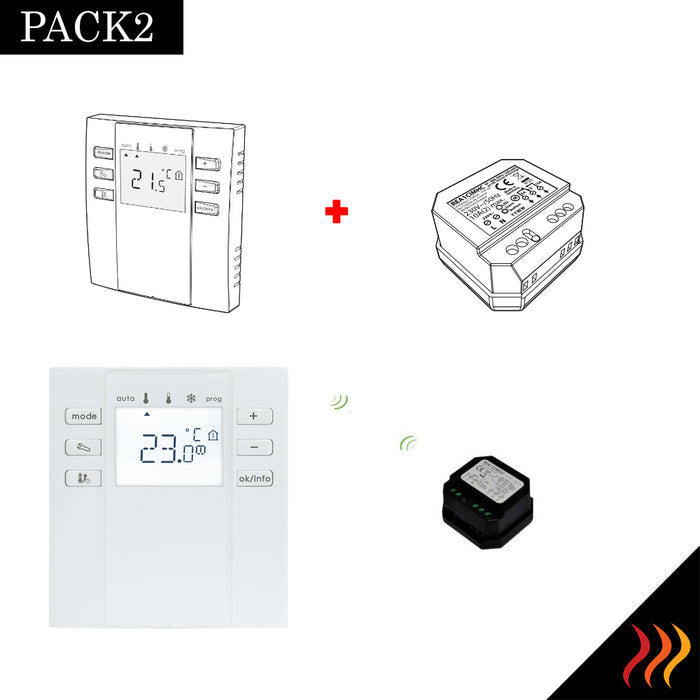 Thermostat électronique digital 2 fils - Brico Dépôt