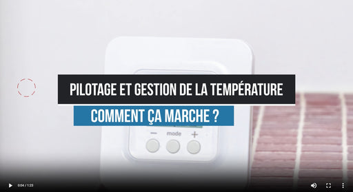 gestion température radiateurs rayonnants